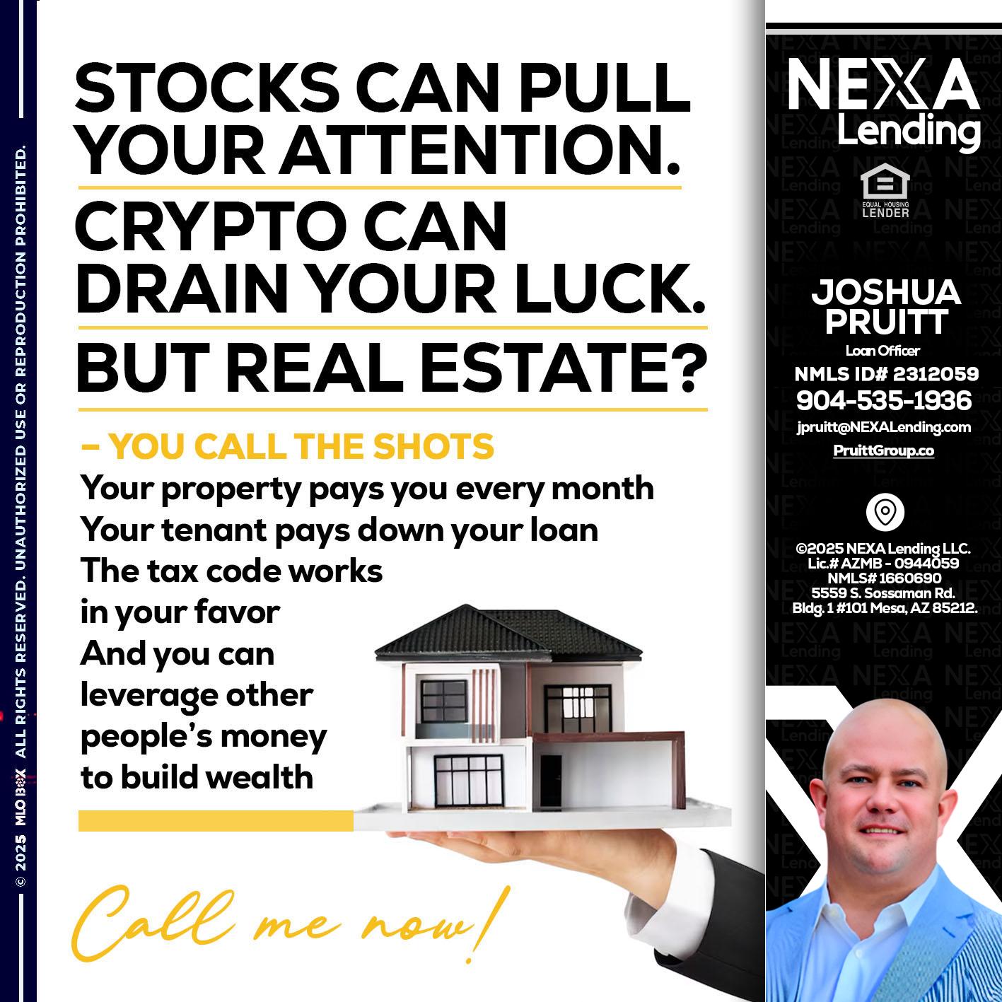 STOCK CAN - Joshua Pruitt -Loan Officer