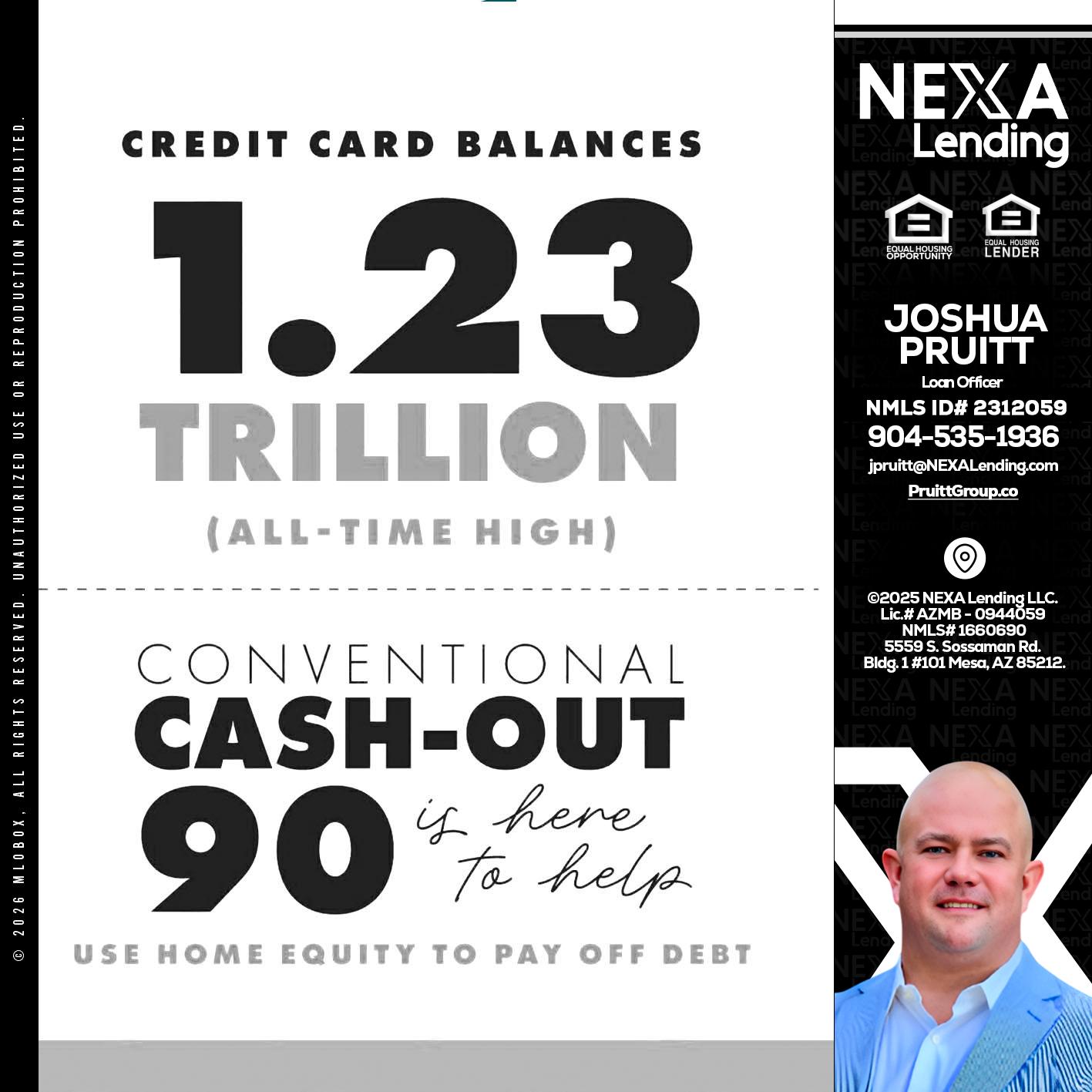 CREDIT CARD BALANCE - Joshua Pruitt -Loan Officer