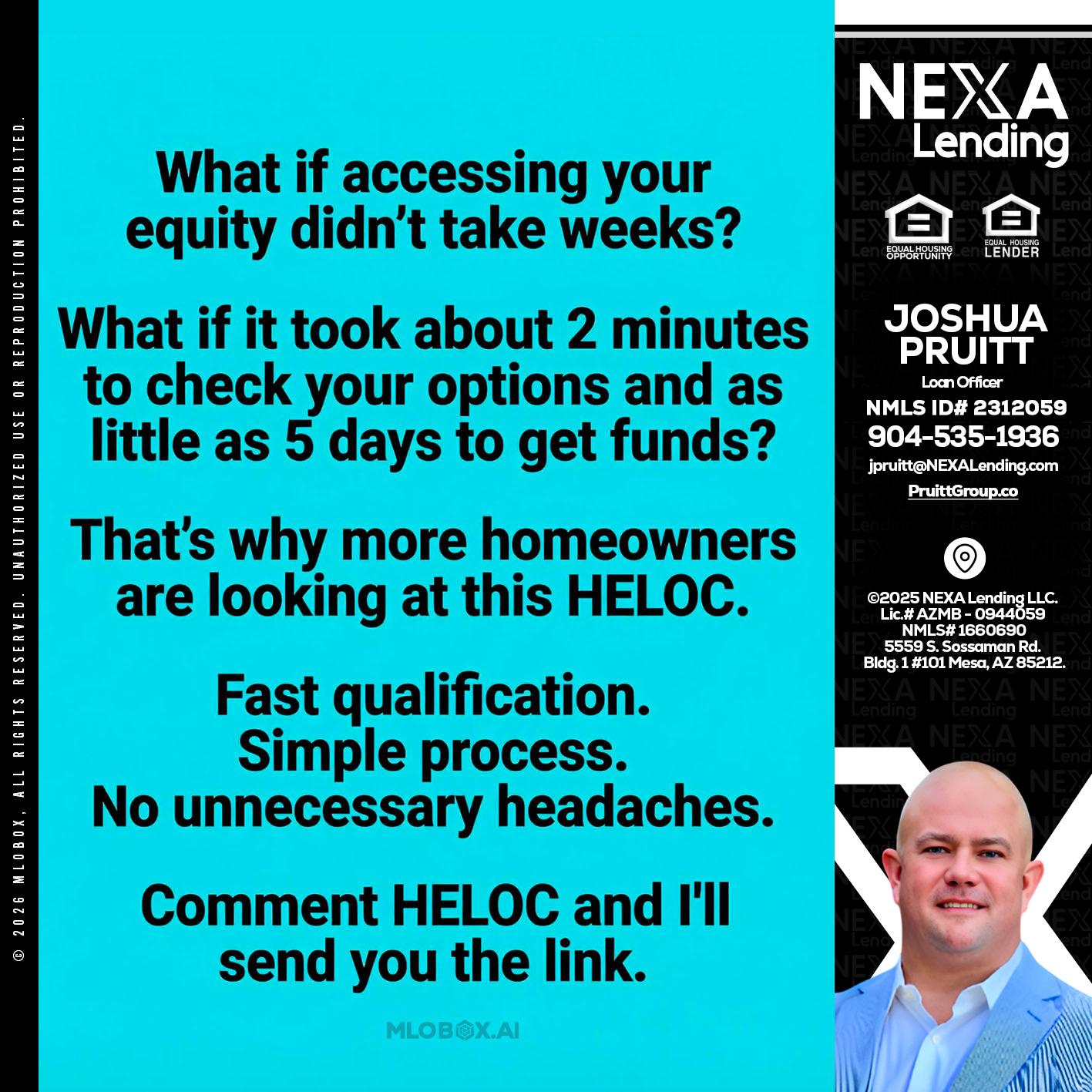 what if - Joshua Pruitt -Loan Officer