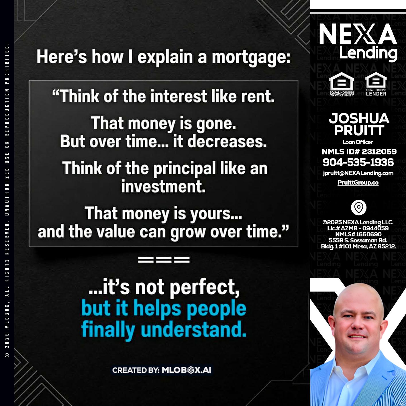 HERES NOW - Joshua Pruitt -Loan Officer