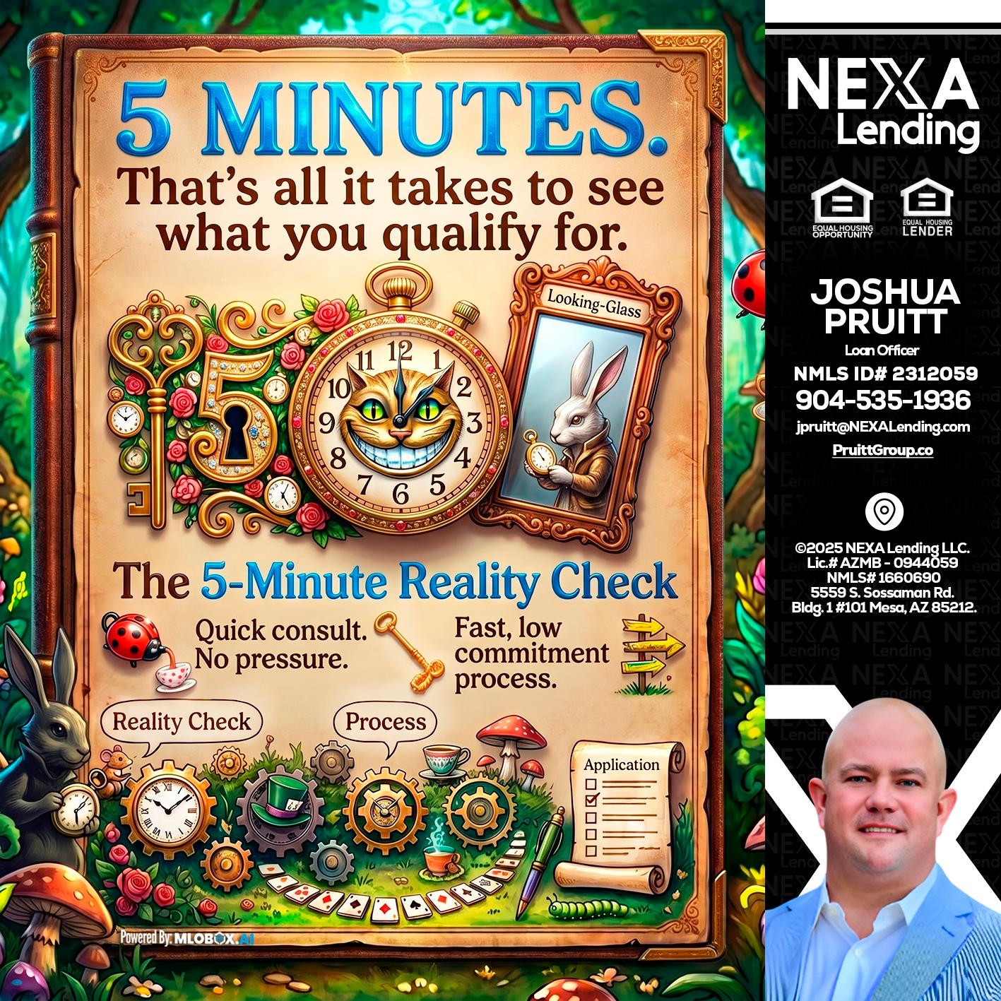 Reality Check! - Joshua Pruitt -Loan Officer