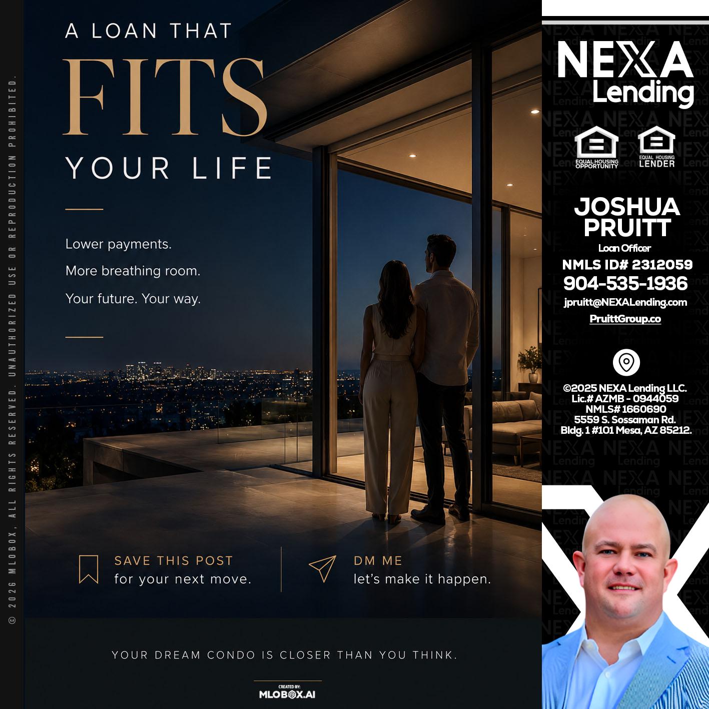 LOANS THAT FIT - Joshua Pruitt -Loan Officer