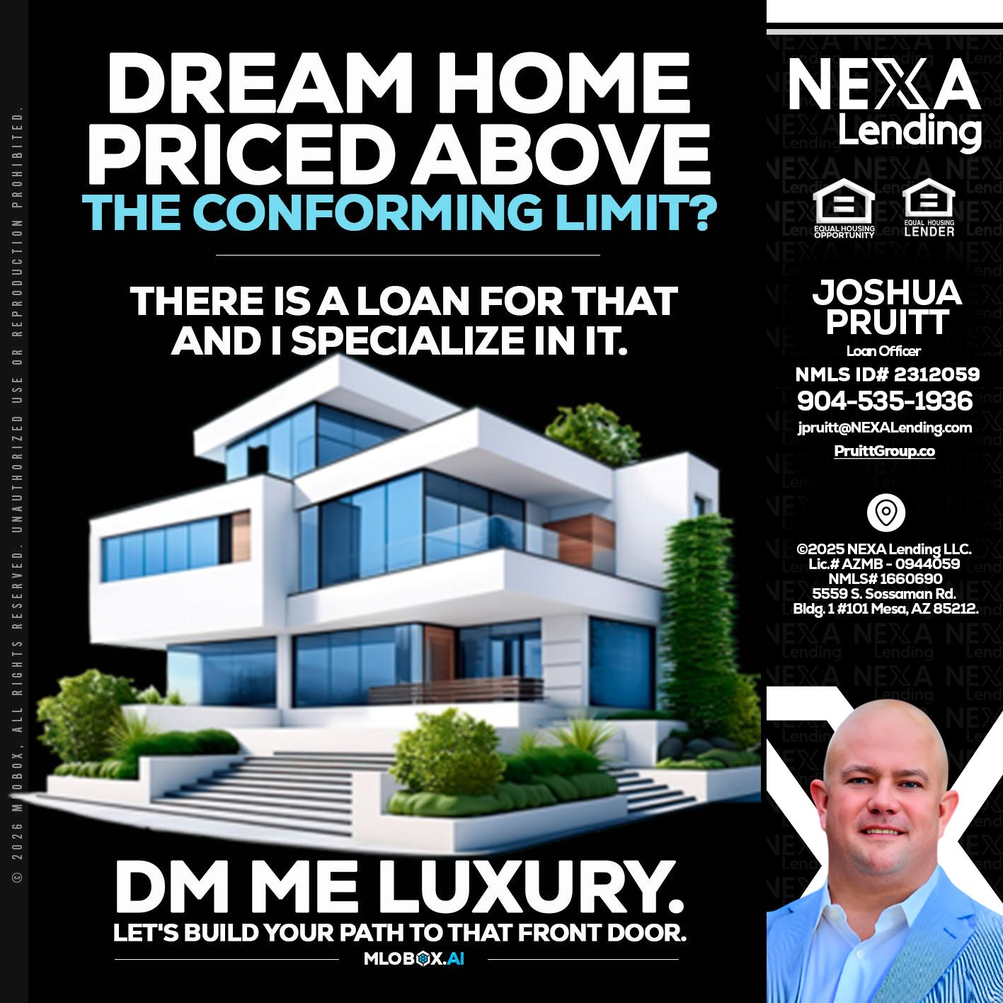 DREAM HOME - Joshua Pruitt -Loan Officer